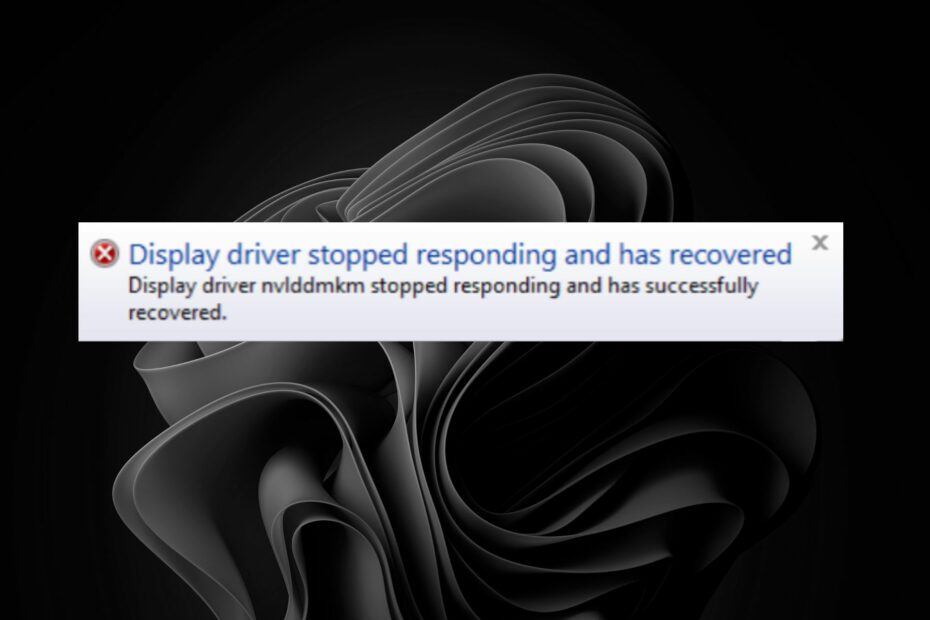 Display Driver Error Fix: NvLddmkm Display Driver Stopped Responding