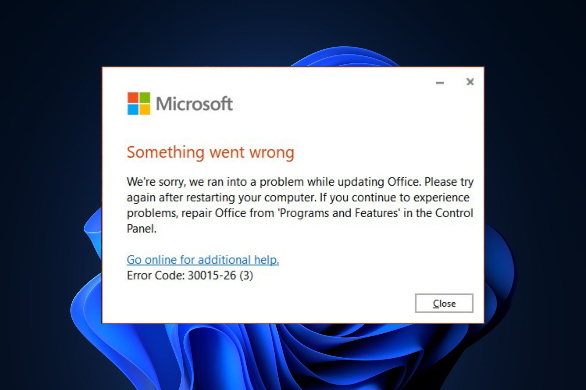 6 Ways to Fix Office Update Error 30015-26