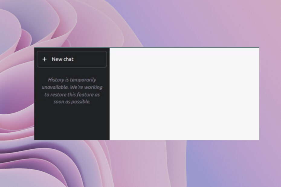 History Is Temporarily Unavailable [ChatGPT Error Fix]