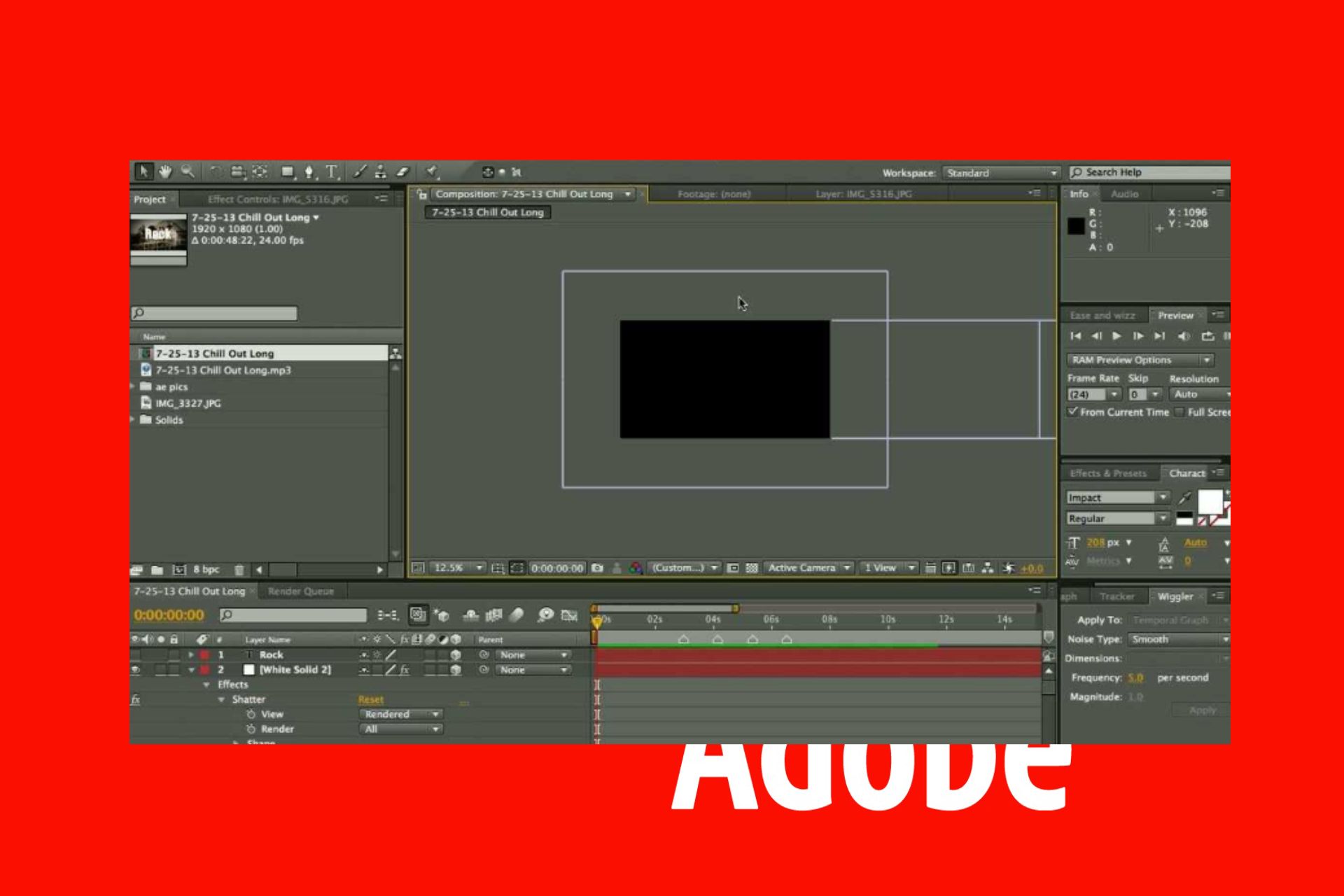 adobe after effects running slow