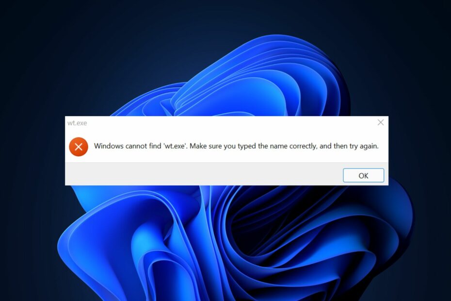 Windows Cannot Find wt.exe? Here's What to do