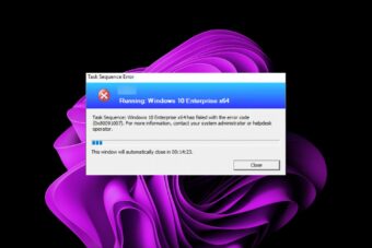 SCCM Task Sequence Error Code 0x80091007 [Fix]