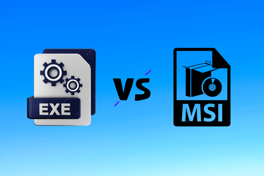 EXE vs MSI What are the differences & which is better