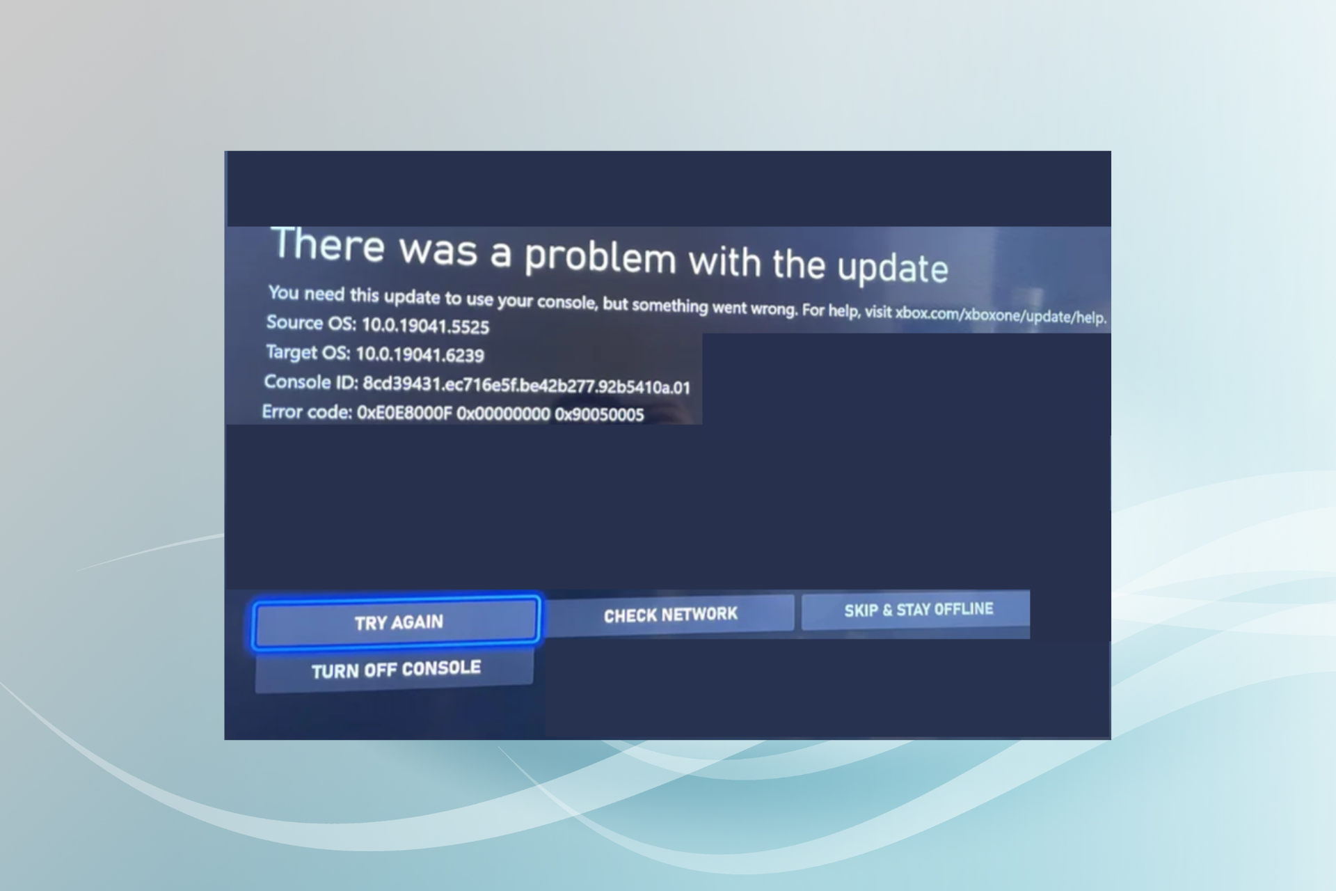 Mål Verdensvindue Kemi How to Fix the Xbox Update Error Code 0xE0E8000F