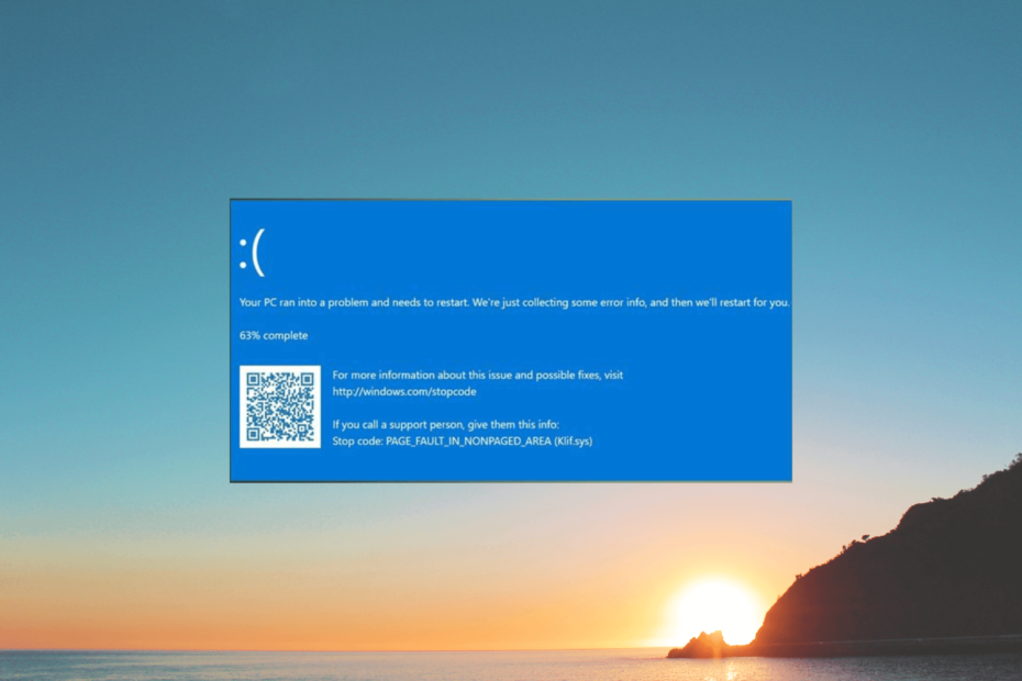 Blue Link Screen Error Klif.sys Blue Screen Error: 5 Steps to Fix It