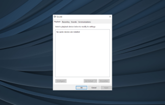 fix no playback devices in windows 10