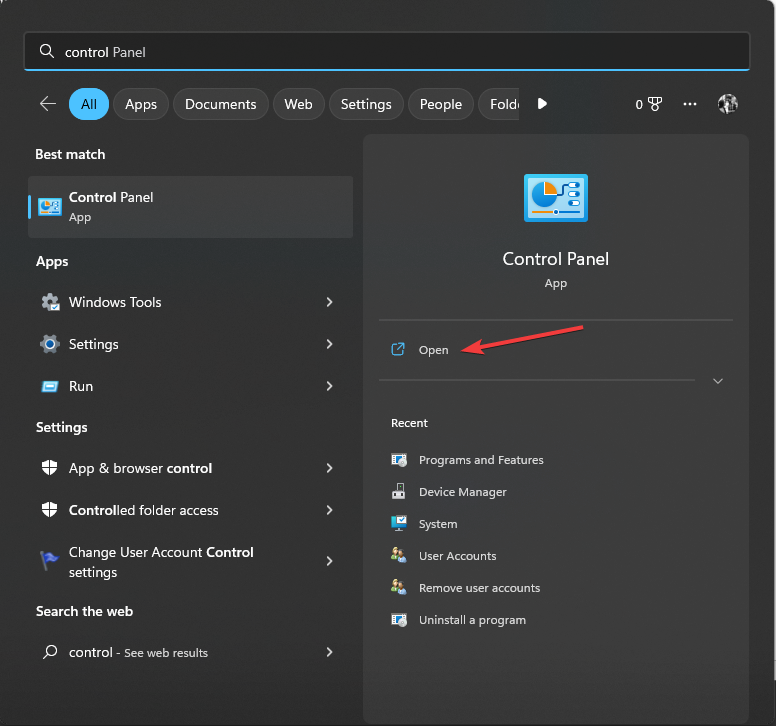 Control Panel start menu Ibtsiva.exe