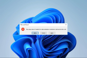 Fix: This Value Doesn't Match the Data Validation