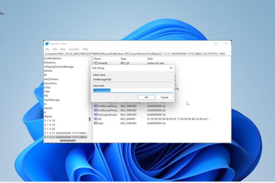change user folder name windows 11