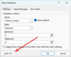 Fix: This Value Doesn't Match the Data Validation