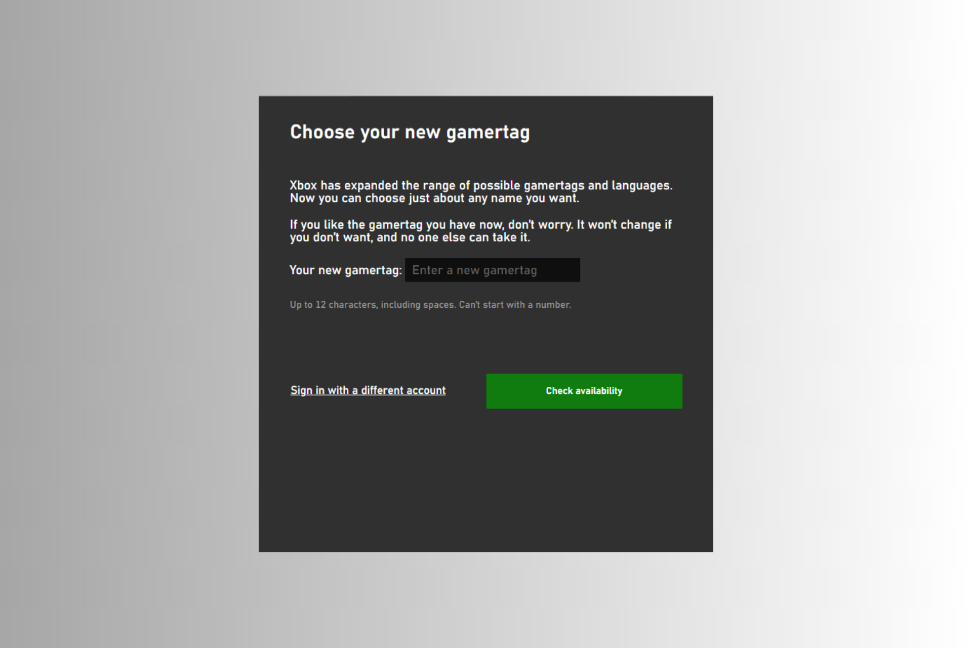 Xbox Live ID numbers let you choose a Gamertag that's already taken