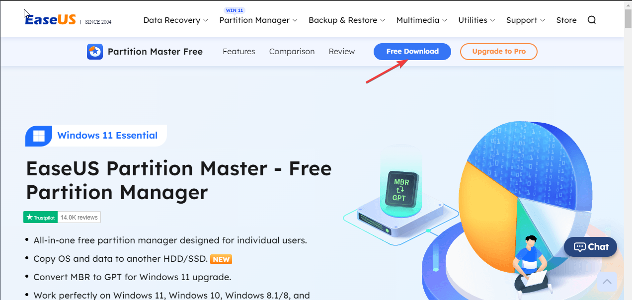 Download Partition Master merge SSD drives
