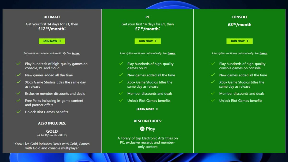 Microsoft Slashes Xbox Game Pass Ultimate and PC Game Pass' $1 Trial Period  from 1 Month to 14 Days