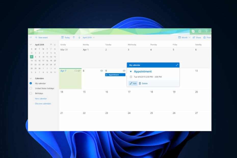 Outlook Calendar not Allowing Edits: 3 Ways to Fix it