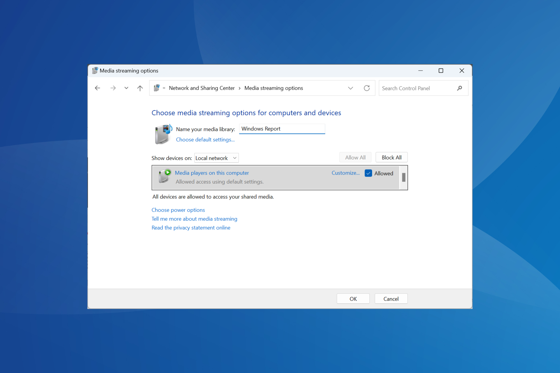 how to enable dlna in windows 11