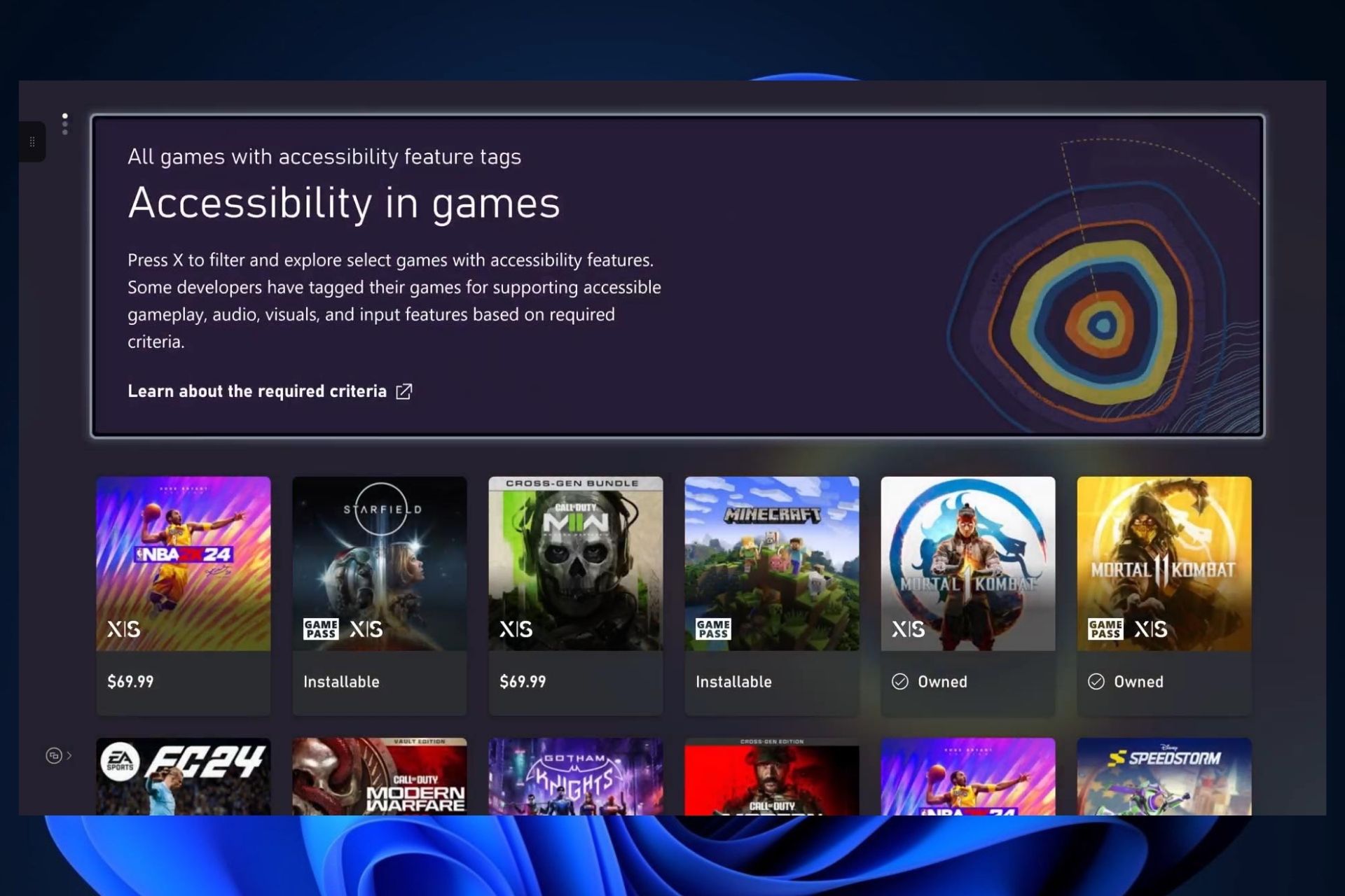 xbox Accessibility in Games