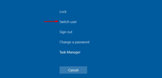 How to Easily Switch Users on Windows 10