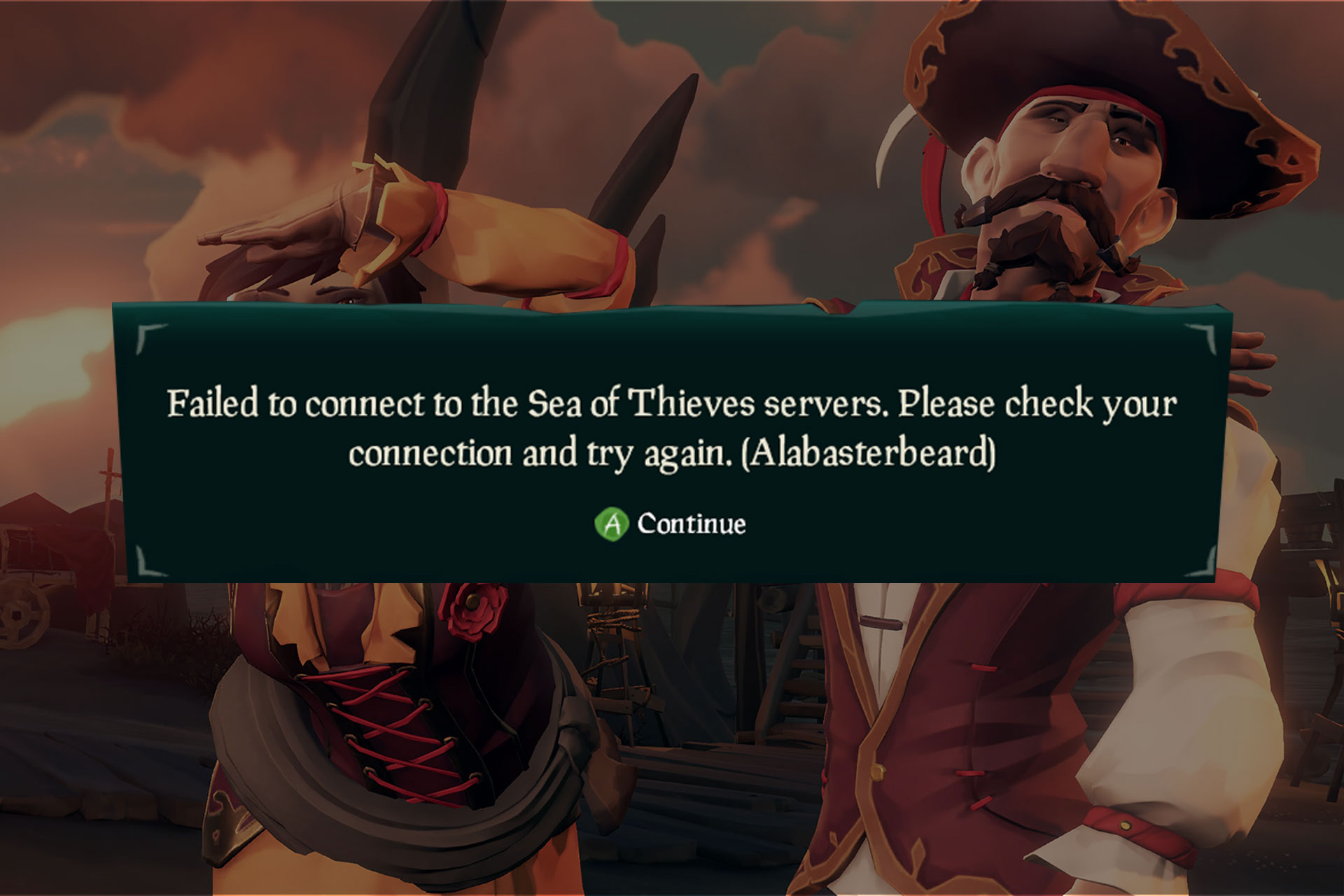 alabasterbeard error sea of thieves