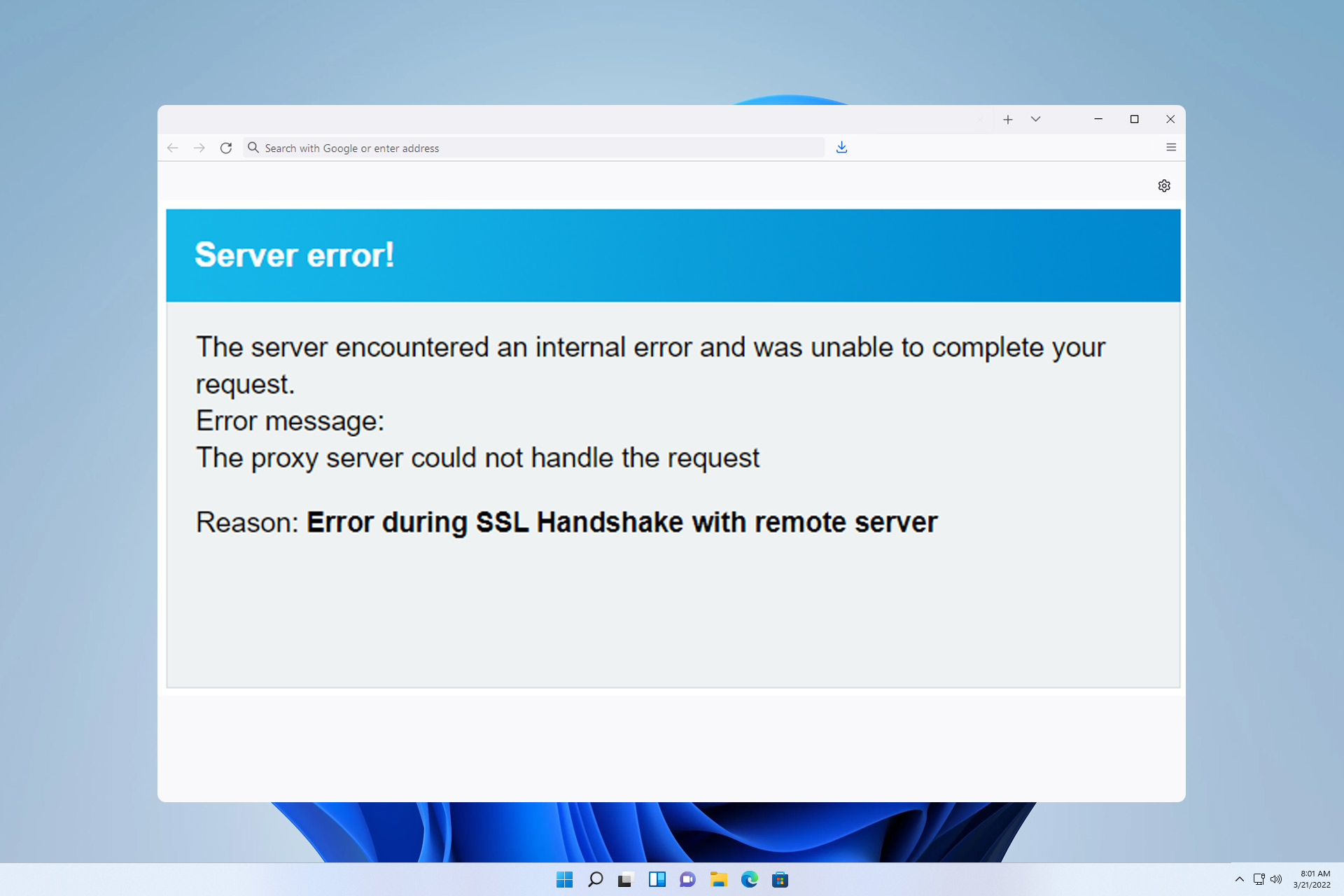Fix: Error During SSL Handshake With Remote Server