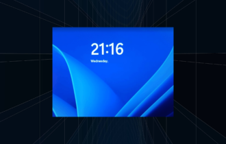 fix lock screen background reverts to a blue screen in Windows 11