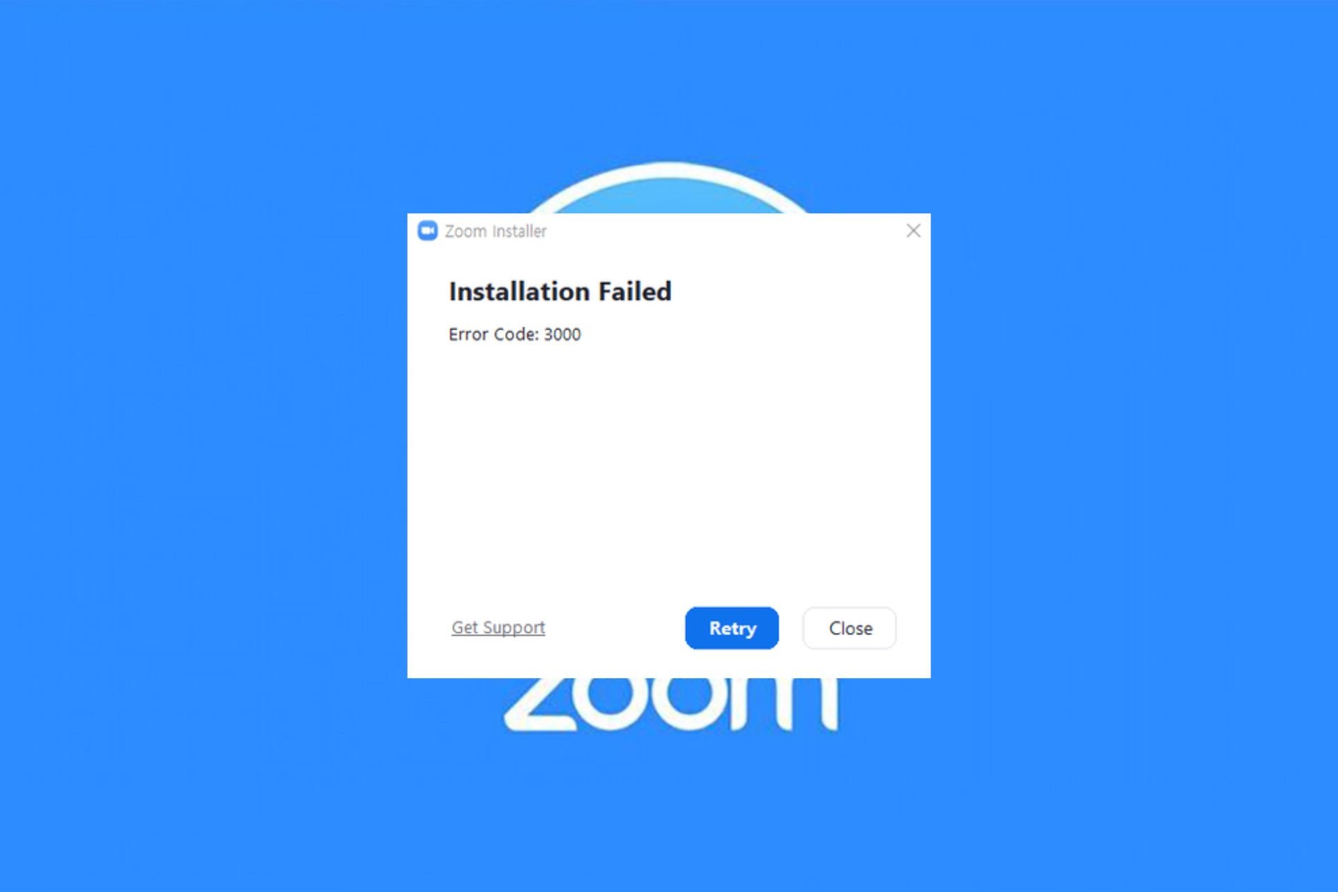 How to fix Zoom error 3000