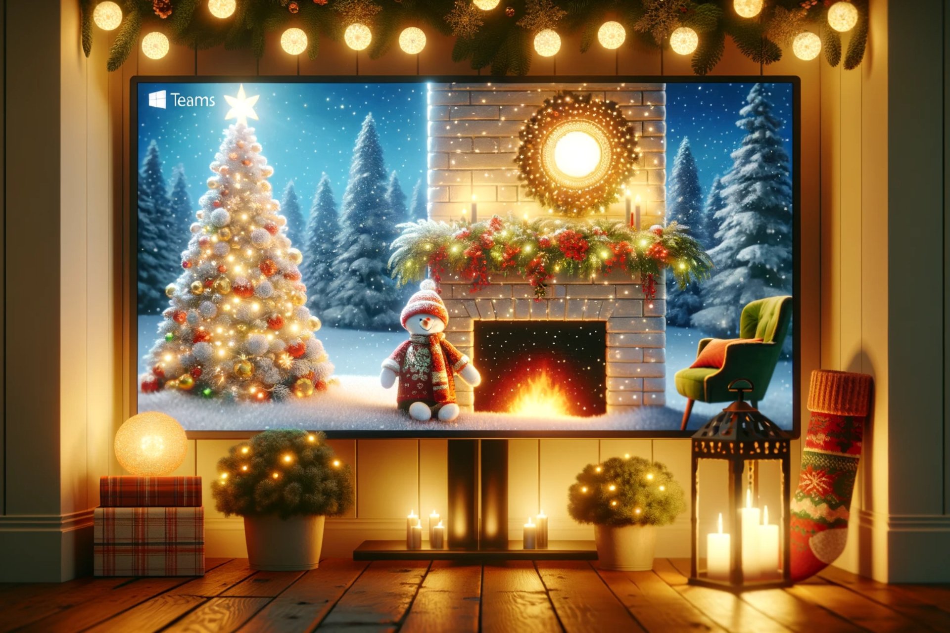 85 Festive Christmas Zoom Backgrounds - Free Download - The Bash