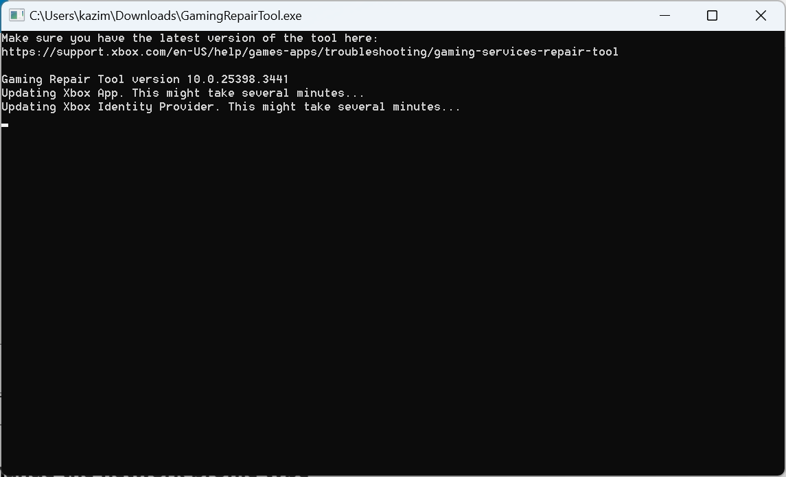 Gaming Services Repair Tool for PC tp fix palworld black screen on launch xbox