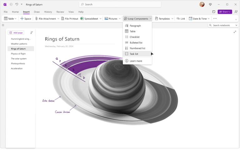 Onenote Loop Tips A year after release, you can finally integrate Loop components in OneNote