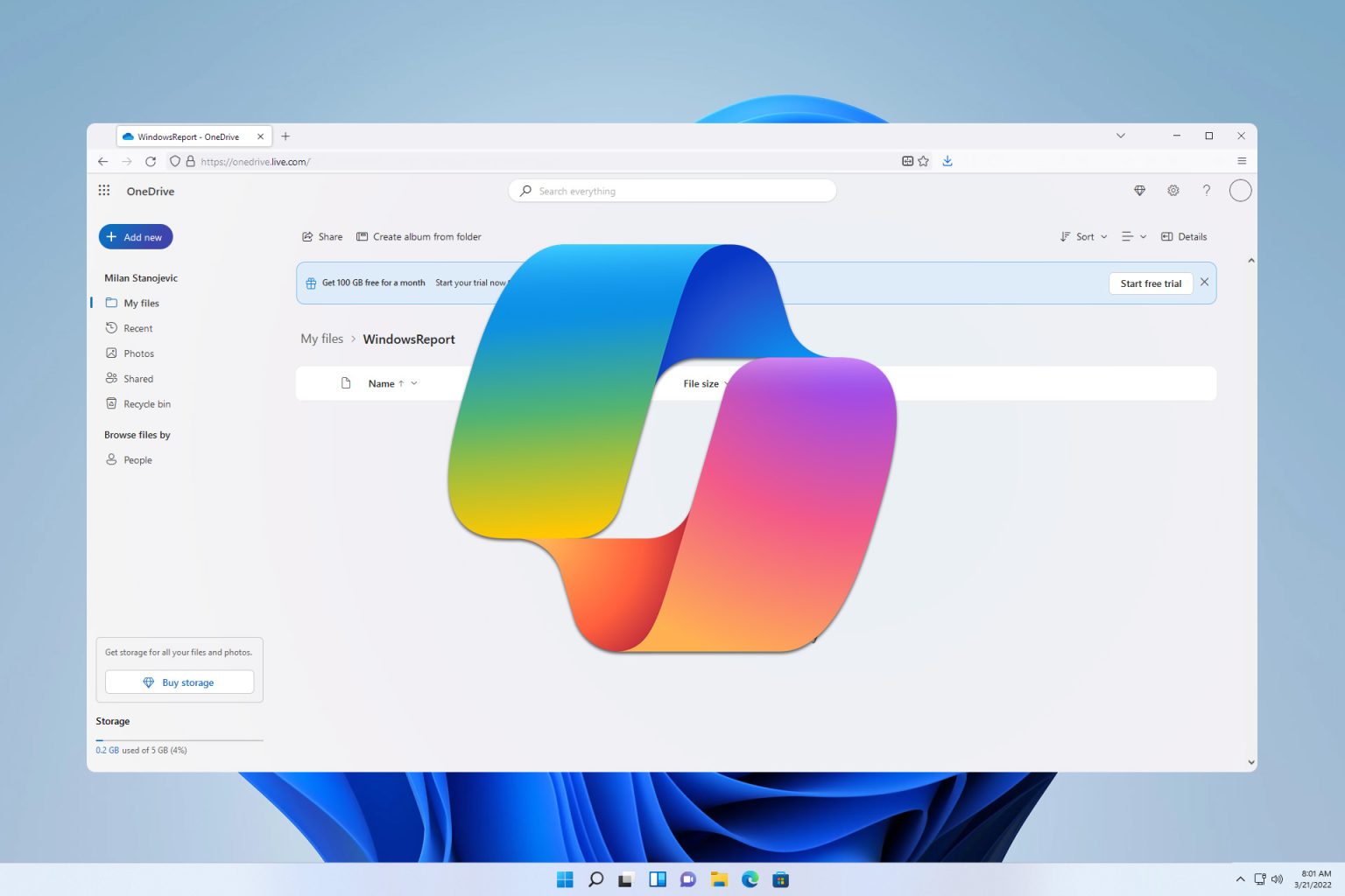 Copilot in now generally available in OneDrive for Web