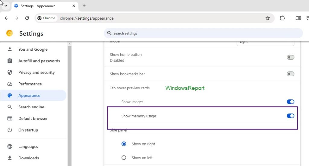 Chrome's Memory Usage in Tabs is annoying? Google now lets you disable it