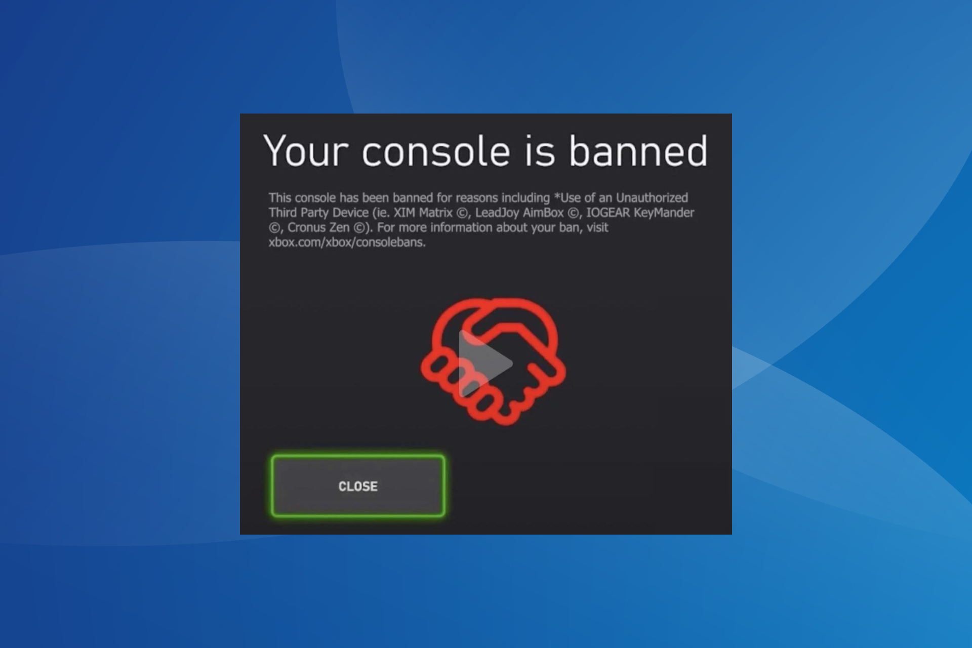 viral tiktok Your Xbox is console banned