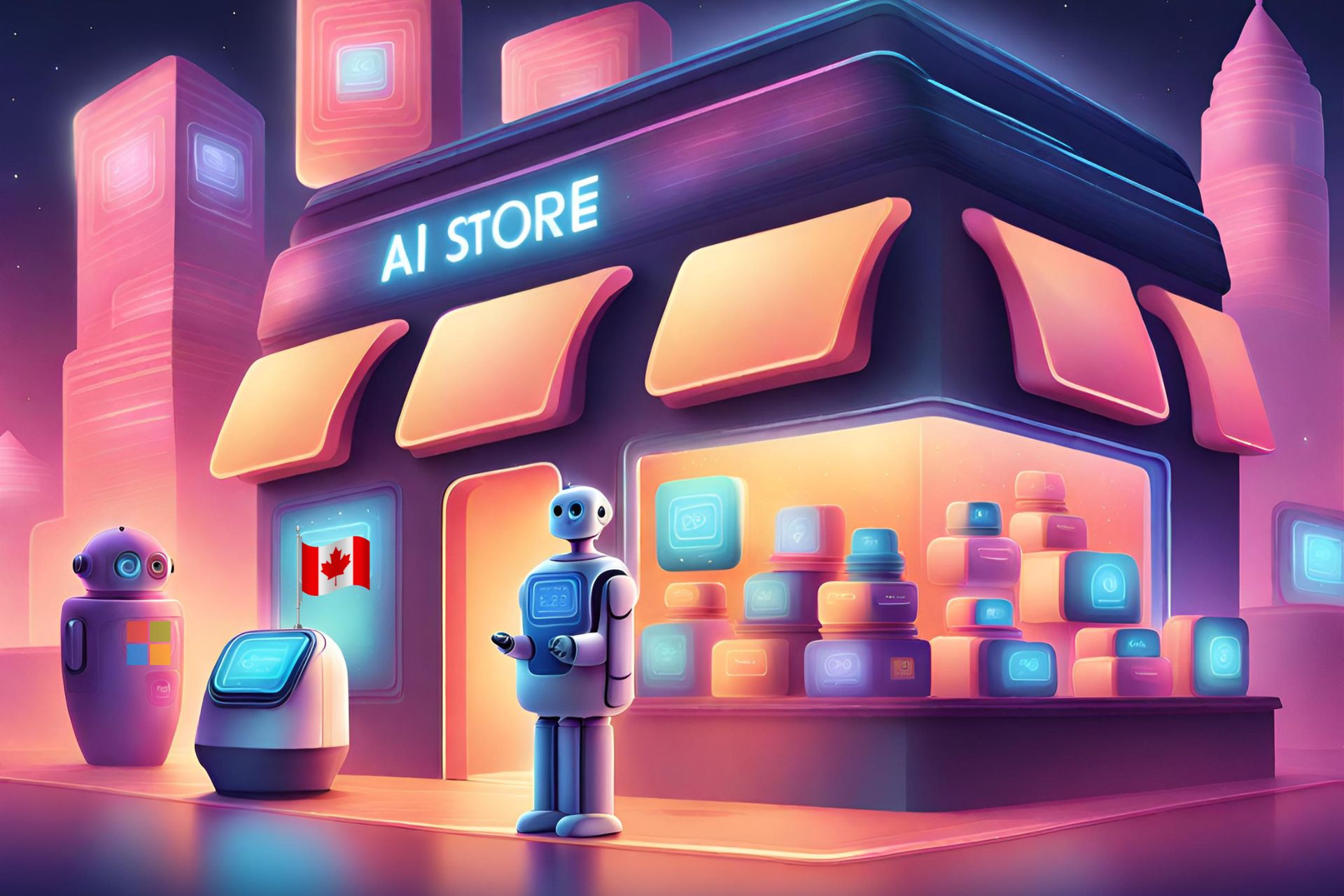 Canada SMBs featuring AI workers