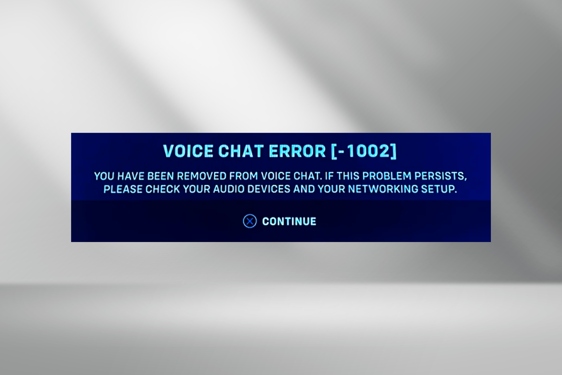 Fix voice chat error 1002 in overwatch