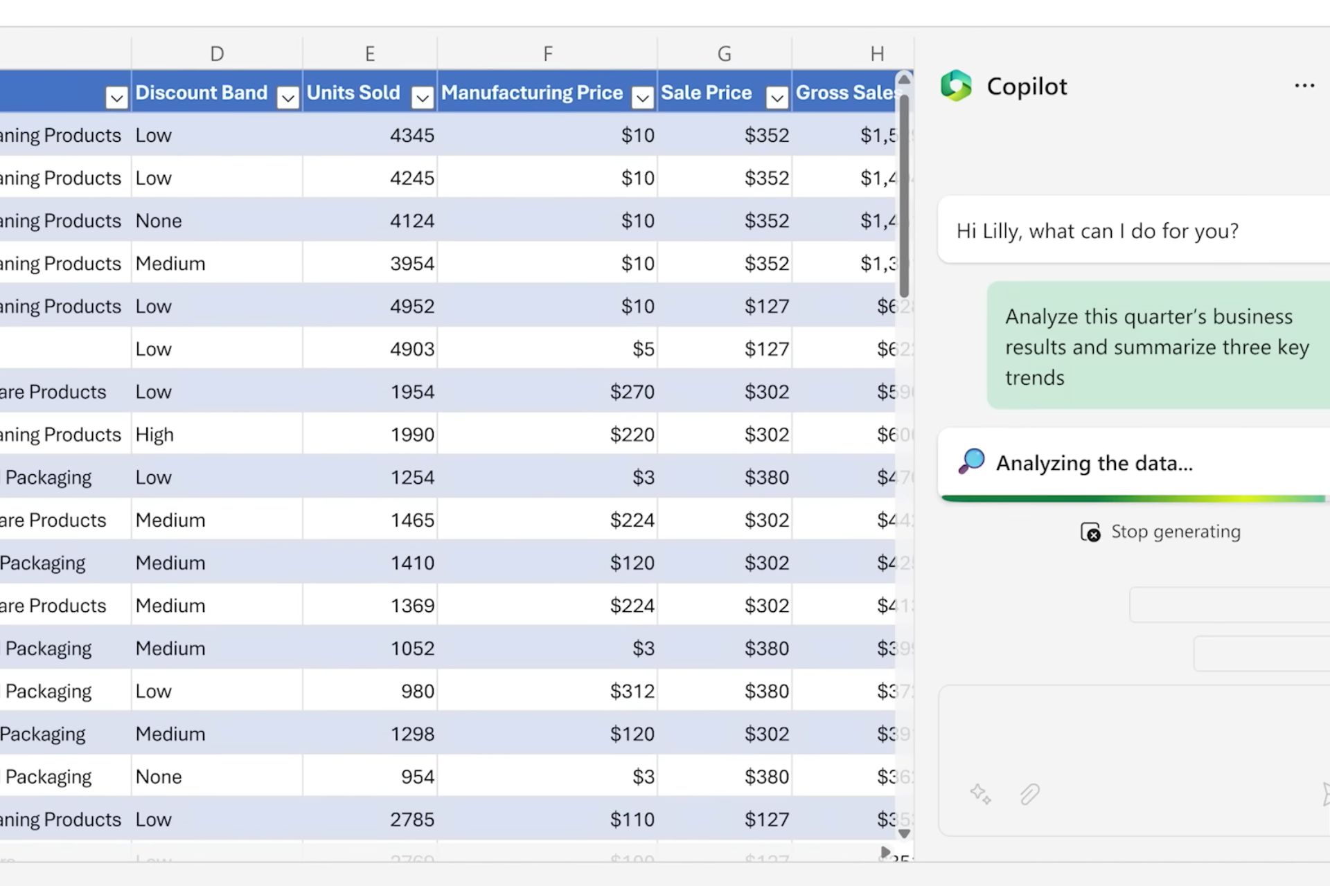 Microsoft will update Copilot in Excel to support formula conditional formatting