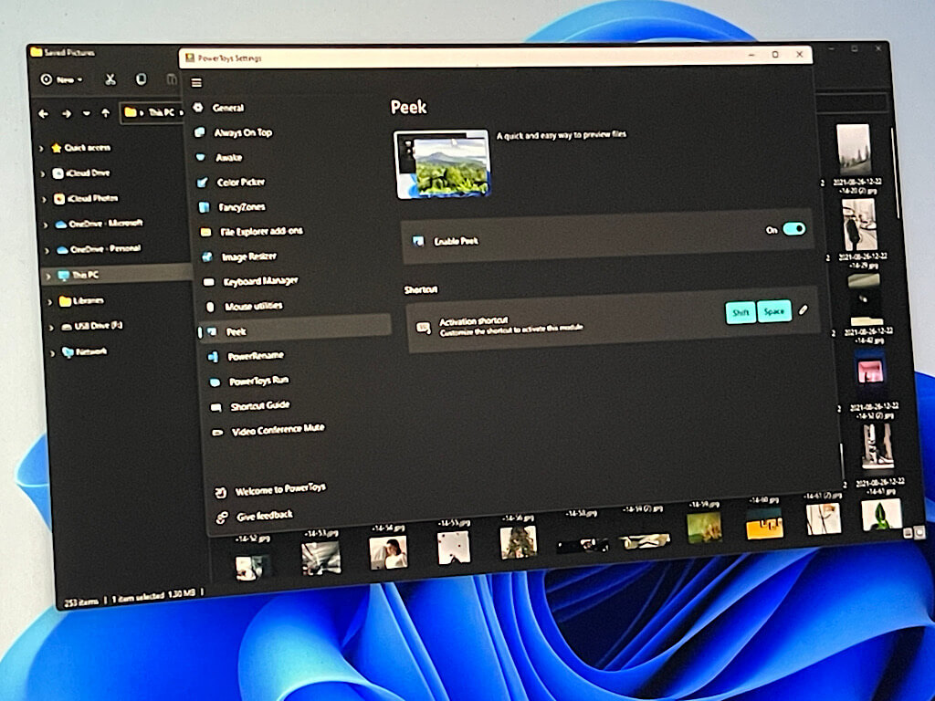 Microsoft PowerToys could add a macOS-like “peek” feature to preview items in File Explorer