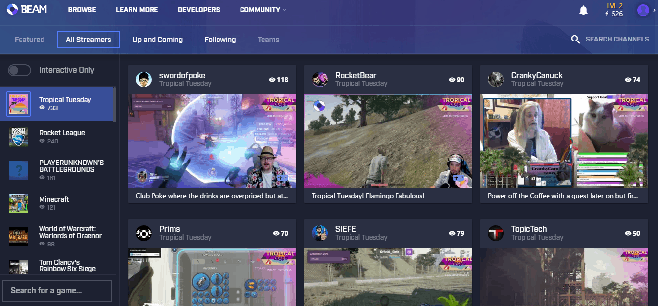 It’s Tropical Tuesday on Beam week at Xbox Wire