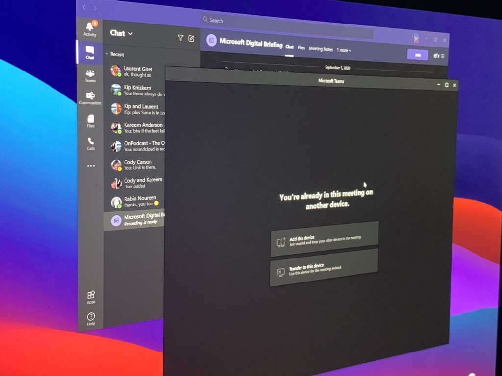 How to join meetings across PC and mobile in Microsoft Teams