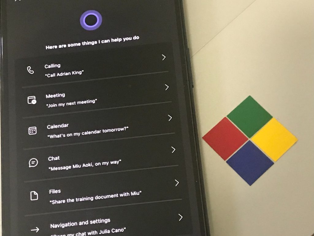 Cortana has a new home in Microsoft Teams on mobile — here’s how to use it