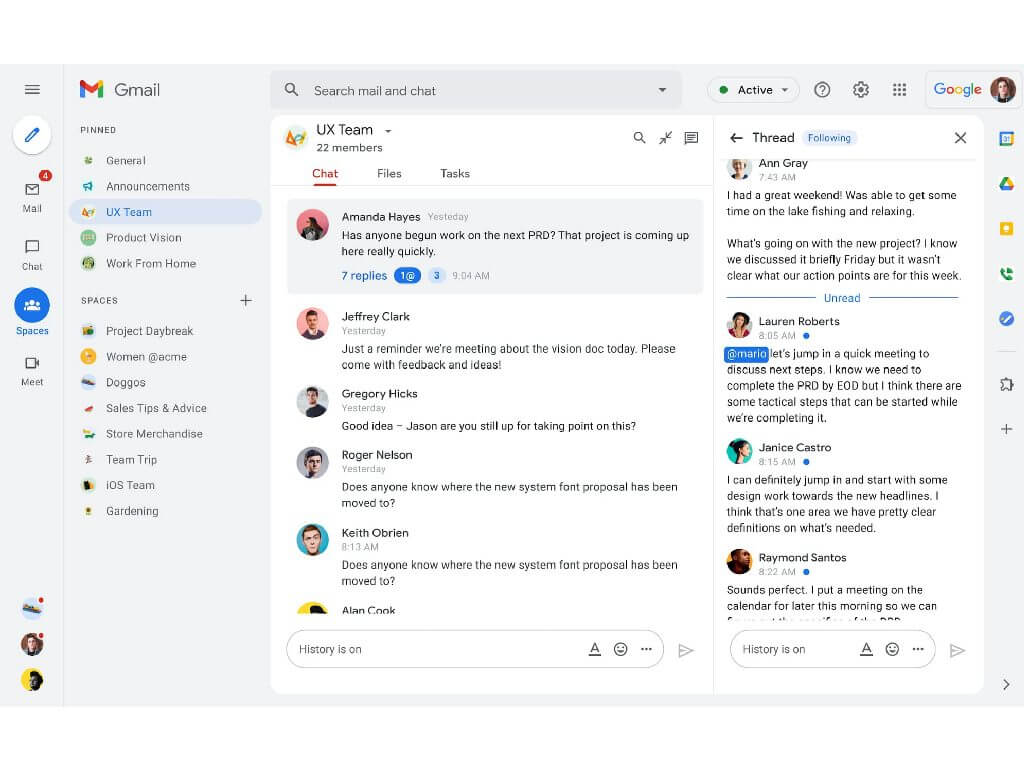 Google completes Rooms to “spaces” rebrand rollout to better compete with Slack and Teams