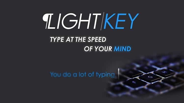 LightKey is a free word prediction app for Windows in Outlook, Word ...