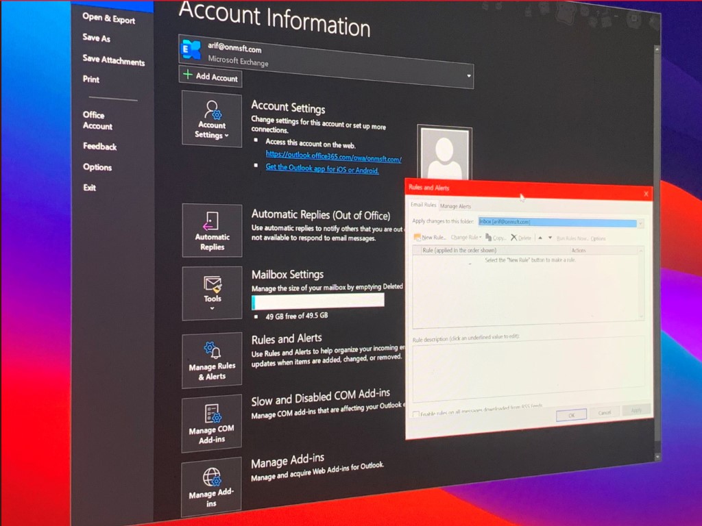 How-to set up rules in Outlook on Windows 10 to clean up and organize your inbox