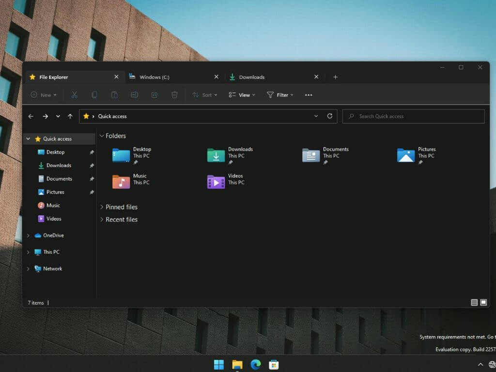Latest Dev Insider build hints at the return of ‘Tabbed’ windows for Windows 11