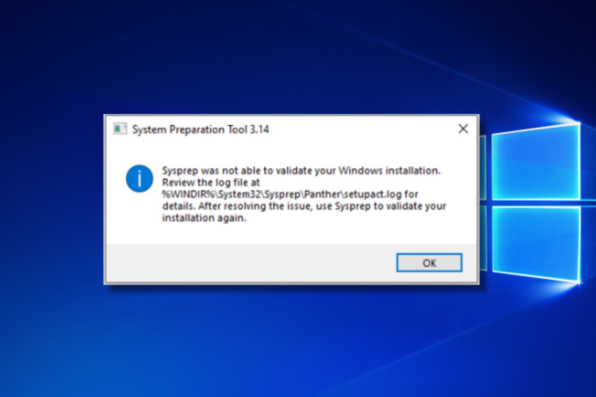 The KB5035941 March update fixes Sysprep error 0x80073cf2 in Windows 10 22H2