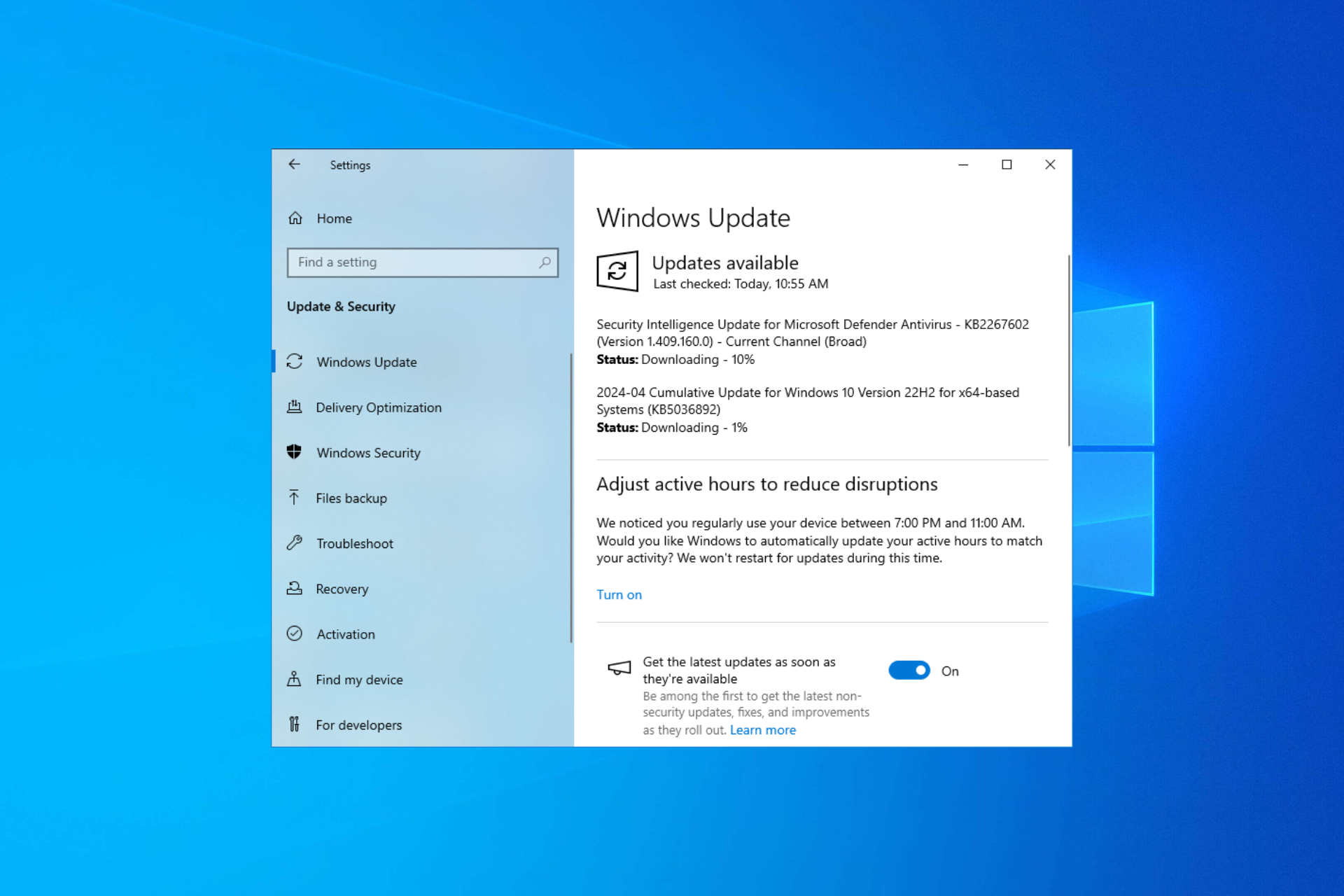 Windows 10 KB5036892 update