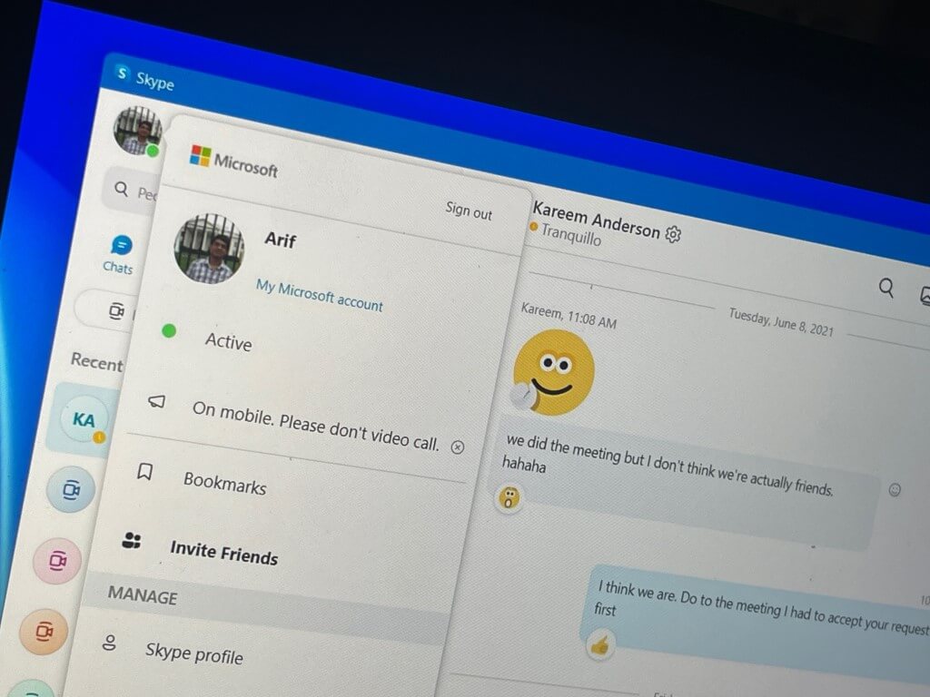 Skype gets modernized UI, rounded corners and more with latest update