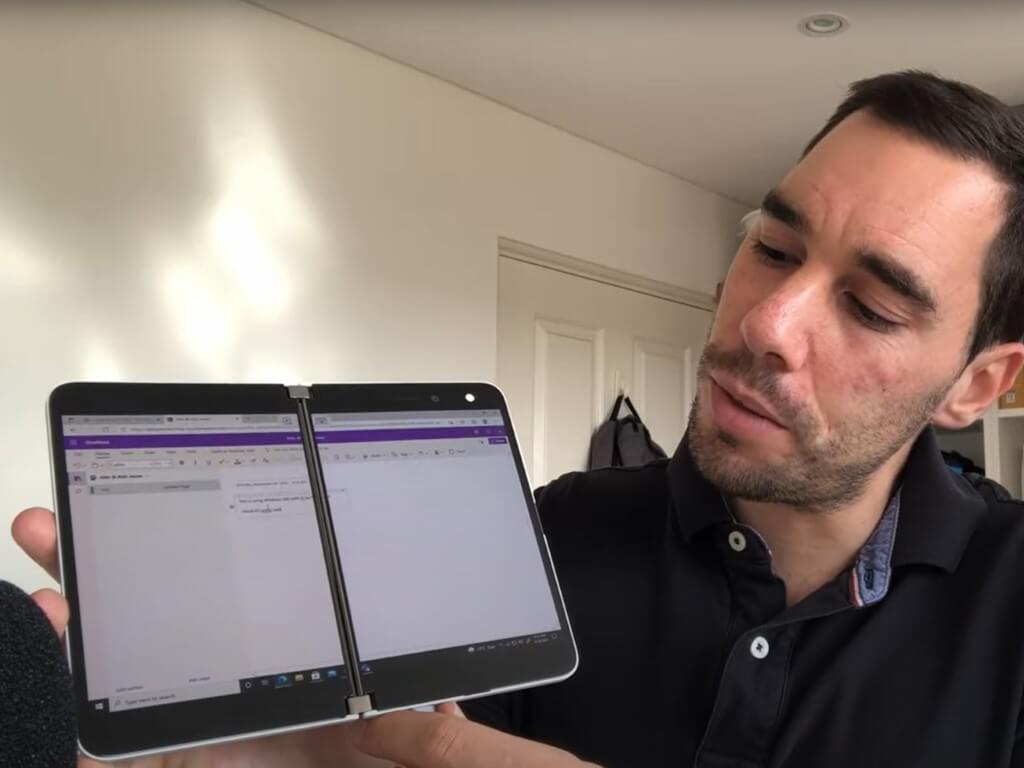 Watch as Windows 365 runs on the Surface Duo