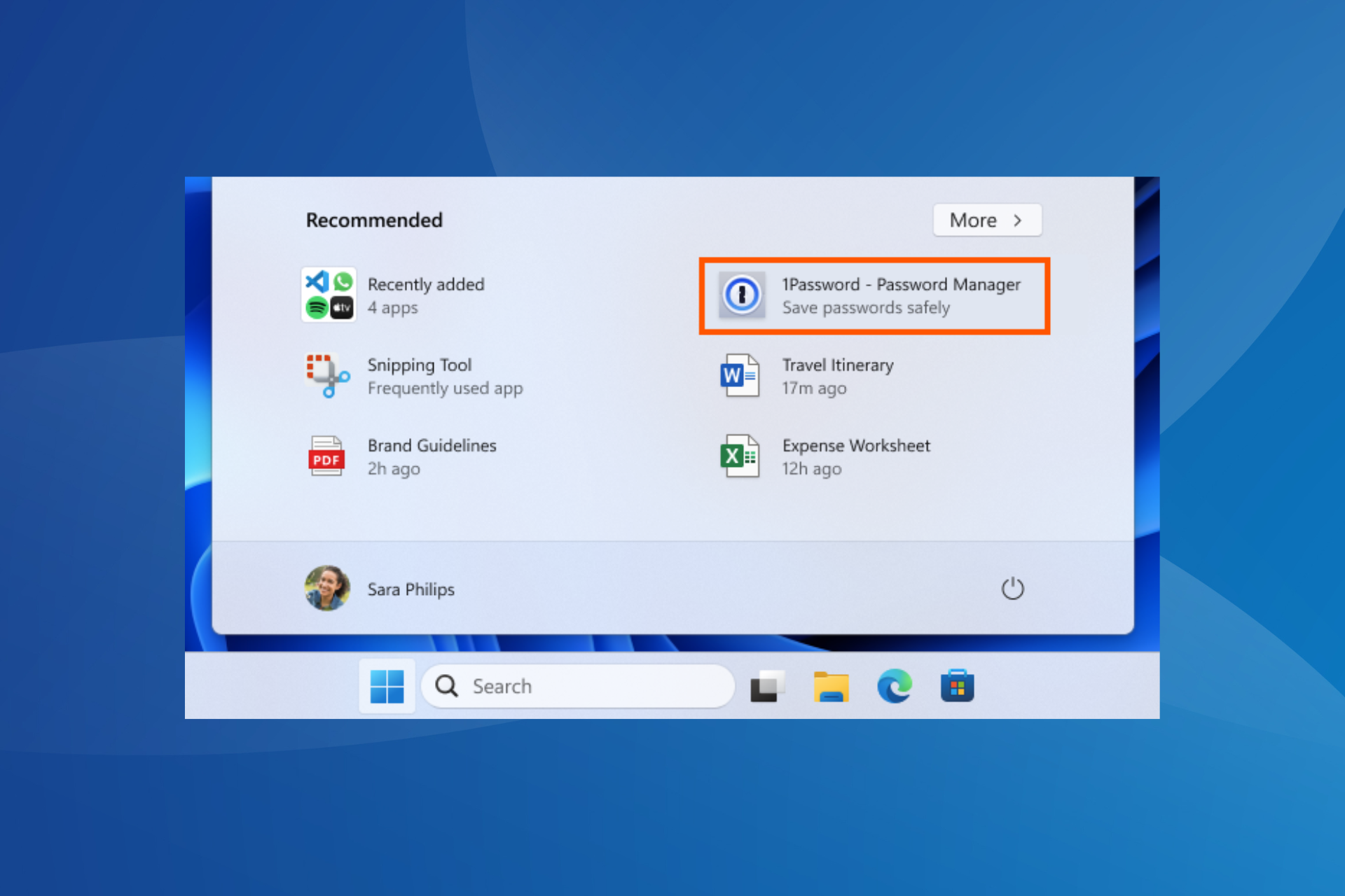 ads and app recommendations in Windows 11 Start Menu