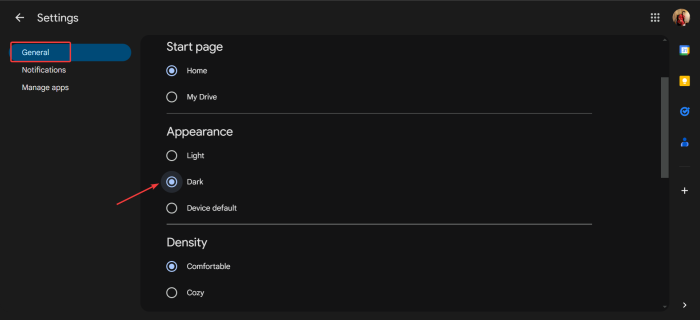 Google finally brings Dark Mode to Drive on web