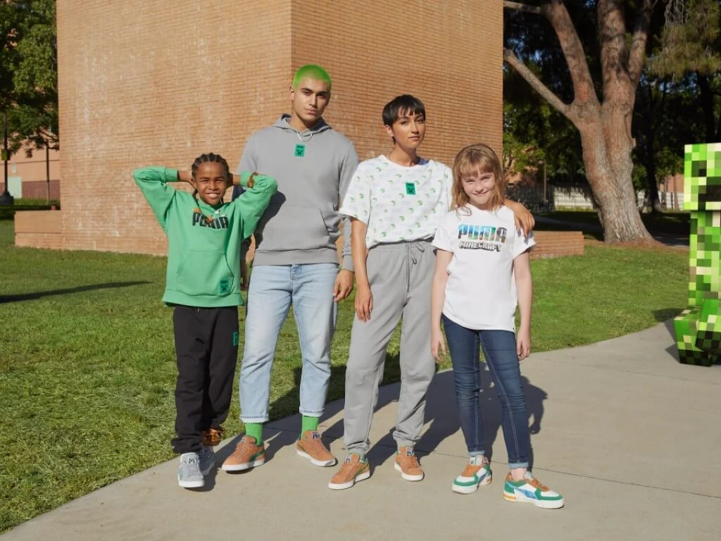 Minecraft teams up with PUMA, releases some super cool swag