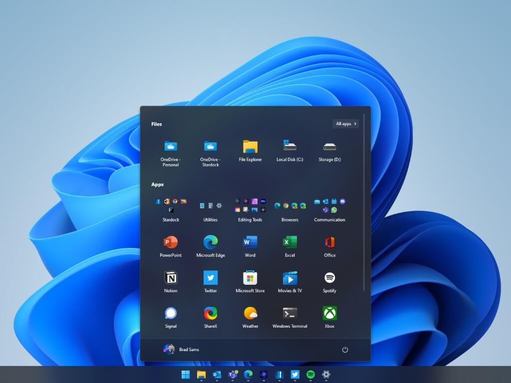 Stardock releases Start 11 1.1 including folders and Windows 10 layout import